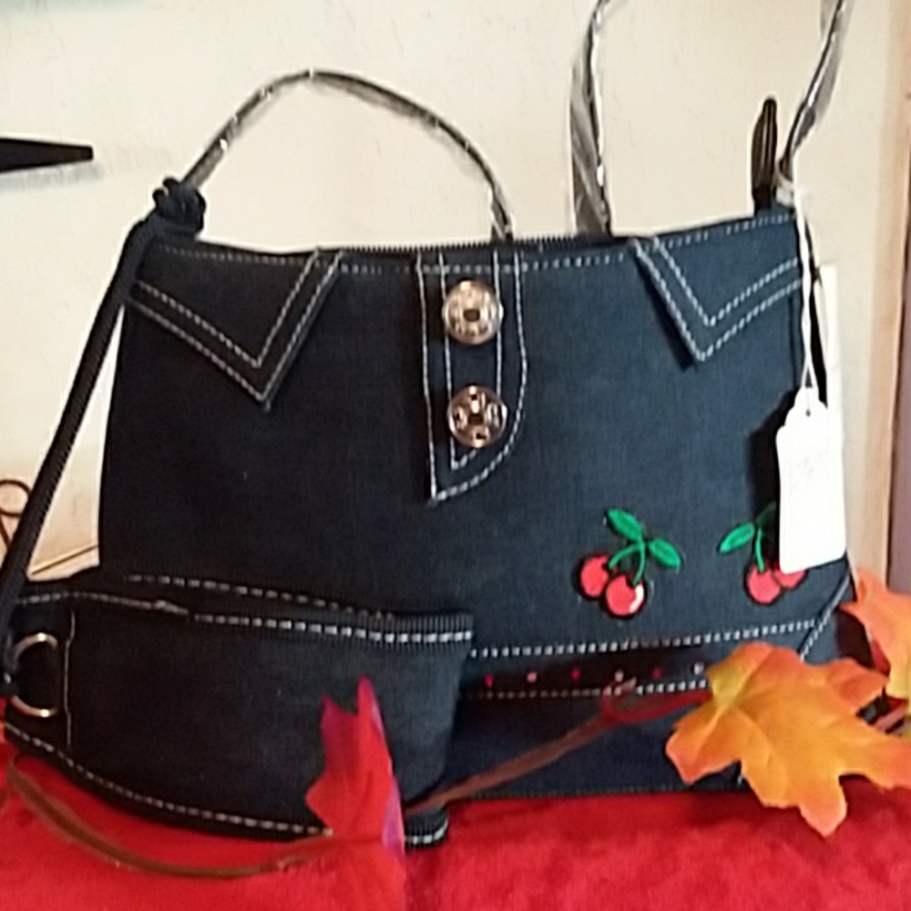 NWT Far Nine Denim Tote